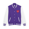 Anbe Sivam (அன்பே சிவம்) Varsity Jacket | Red Sequin Heart Tamil Letterman