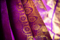 Exquisite Vadamalli Poo Purple Kanchipuram Pure Pattu (Silk) Handloom Kai Korvai Bridal Wedding Saree