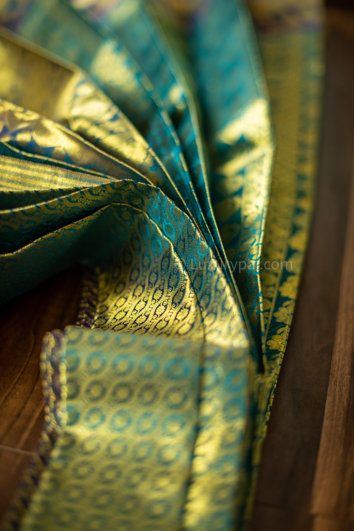 Elegant Green Kanchipuram Pure Pattu (Silk) Handloom Kai Korvai Bridal Wedding Saree