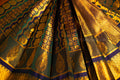 Elegant Iridescent Kanchipuram Pure Pattu (Silk) Handloom Kai Korvai Bridal Wedding Saree
