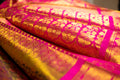 Iridescent Kanchipuram Pure Silk Handloom Bridal Wedding Saree